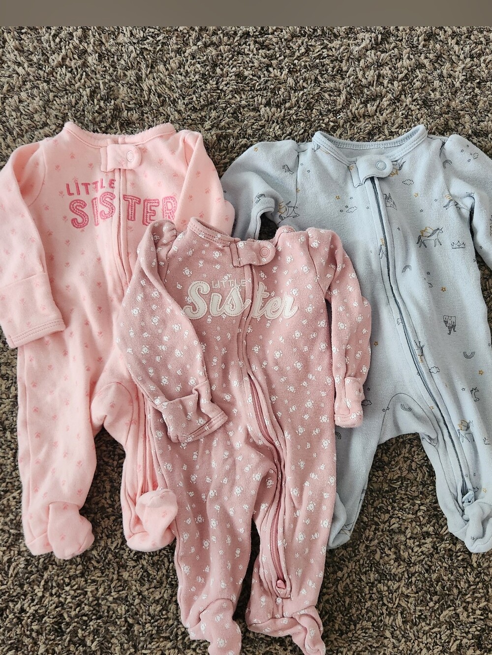 Newborn Girl Footed Sleeper Bundle